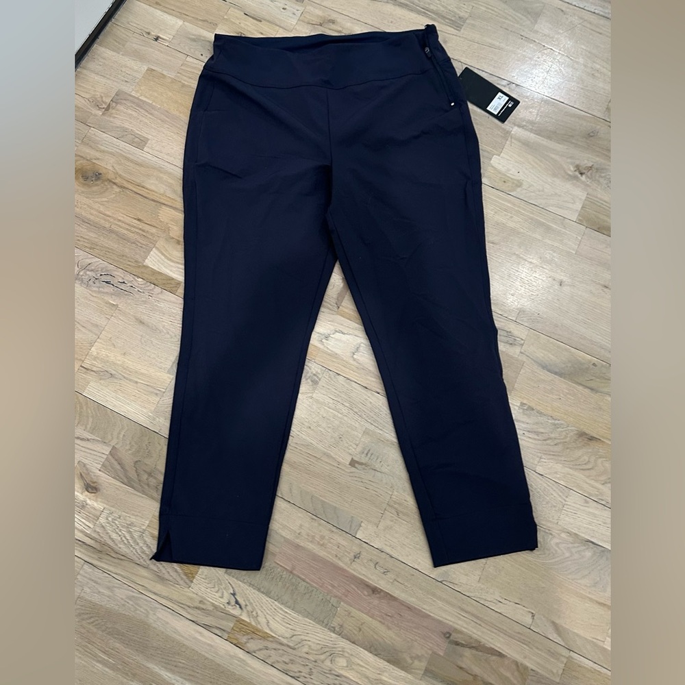 NWT 90 Degree By Reflex Dark Blue Ankle Pants